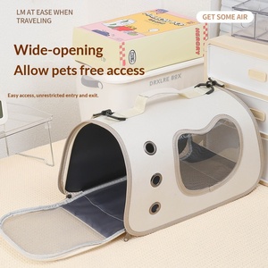 <span class=keywords><strong>Sac</strong></span> de transport <span class=keywords><strong>pour</strong></span> animaux de compagnie <span class=keywords><strong>pour</strong></span> chiens et chats, design bandoulière, respirant, grande capacité, ouverture latérale, fermeture éclair, bandoulière unique - Product Image 3