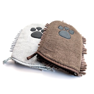 <span class=keywords><strong>Gant</strong></span> de séchage pour chien en <span class=keywords><strong>microfibre</strong></span> ultra absorbant, gants ménagers pour un séchage rapide du chien - Product Image 2