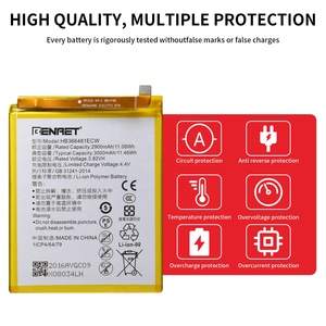 <span class=keywords><strong>Batterie</strong></span> au lithium OEM 100% originale 3.82V <span class=keywords><strong>HB366481ECW</strong></span> en gros pour Honor 9/9 Youth Edition/7C/7A/7A Pro/6C Pro/V9 Play/5C/Smart 8 - Product Image 2