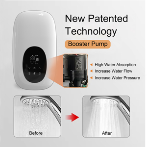 Calentador de Agua de Acero Inoxidable con Certificación CB, 8kW, con Bomba, 24 Horas de Agua Caliente, para Baño y Ducha - Product Image 3