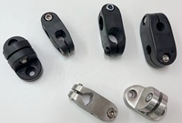 Nouvelle pince en T pour guide de convoyeur, usage restaurant, nylon/acier inoxydable 304