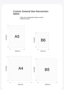 Individuelles Notizbuch mit Logo - Klassisches Schüler-Übungsheft, Geeignet für Verschiedene Fächer und Firmenwerbung. Notizbücher Schreibblöcke - Product Image 6