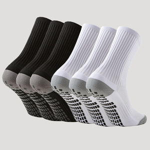 Adult Youth Spandex/Nylon Breathable Crew Thick Cushion Non-Slip Soccer Football <b>Running</b> Sports <b>Socks</b> for Daily Training - Product Image 3