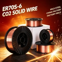 Fil de soudage MIG 1,2 mm ER70S-6 15 kg/carton, fil de soudage en acier doux protégé par du gaz CO2, fil de soudage en acier au carbone AWS A5.18 Alambre De Soldar