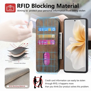 Funda Magnética Desmontable con Bloqueo RFID y Ranura para Tarjetas para Vivo V50 Lite Y29 Y200 S30 <span class=keywords><strong>Pro</strong></span>, Funda Protectora Completa para Teléfono - Product Image 2