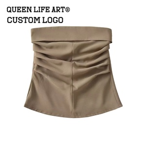 Gran oferta 2025, conjunto de tubo de 2 piezas elegante estilo Safari Y2K para mujer, Xxxs, 380 gramos, logotipo personalizable, Sudadera con capucha, pantalón, decoración de vendaje - Product Image 1
