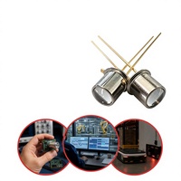 Émetteur IR LED 850nm TO-46 hermétique en métal, pas de broche 2,54 mm, pour capteur de précision de tête de lecture d'échelle linéaire à grille d'encodeur