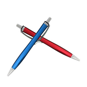 Écriture lisse de haute qualité couleur bleue 0.5mm 0.6mm 0.7mm pointe Semi Gel encre métallique stylos à bille logo personnalisé stylo à bille en gros - Product Image 4