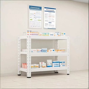 Étagère de rangement en métal blanc, unité d'étagérage d'entrepôt sans boulons, acier 1500x500x1800mm, 100kg par étagère, réglable pour garage, OEM - Product Image 6