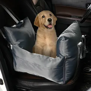 Luxury Dog Car Seat with Water Resist Removable and Washable Travel Dog Bed & Pet Carrier Bags Dog Products