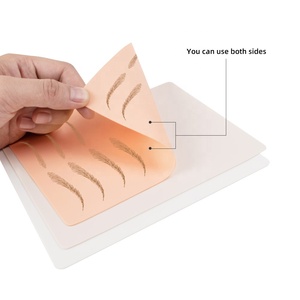 4 colori Tattoo Practice <span class=keywords><strong>Skin</strong></span> Double Permanent Makeup sopracciglia Tattoo principiante <span class=keywords><strong>Skin</strong></span> Practice Microblading Tattoo Supplies Tool - Product Image 3