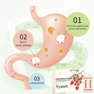 OEM/ODM Bebida Líquida Oral Enzimática de Frutas y Vegetales de Açaí y Cereza para Adelgazar, Regulación Intestinal, Apoyo para la Pérdida de Peso y Control de Peso - Product Image 4