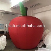 Modèle de ballon géant gonflable Apple rouge pour la Promotion