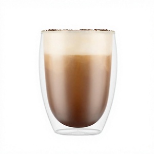 Ensemble de 6 verres à double paroi <span class=keywords><strong>Bodum</strong></span> PAVINA, 350 ml, <span class=keywords><strong>tasses</strong></span> à latte, résistantes au micro-ondes, pour boissons froides, soufflées à la bouche - Product Image 4
