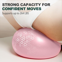 ZENJOY Ballon de Pilates en gros, petit ballon d'exercice avec paille de gonflage, équipement de Pilates pour la stabilité et les étirements, pour la maison et le studio