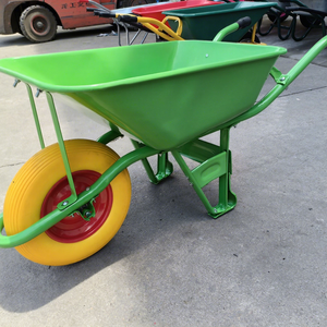 Brouette en métal pour travaux de construction, avec roue en caoutchouc extra profonde Artco, capacité de charge 150 kg, 60 L, pour l'Indonésie - Product Image 1