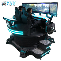 Simulation de réalité virtuelle 9D personnalisée Simulateur de course en RV pour enfants RV 3 DOF Super Driving Car Kids Game Machine