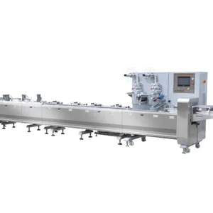 Cake Wrapping Equipment, Chocolate Coated Cake Pillow Wrapping Machine