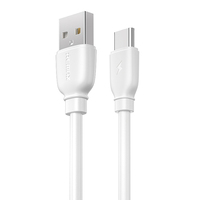 Remax Rejoignez-nous Chargeur RC-138 Micro Type C Fast Pd Charging 2.4A Pvc Câble Usb vers Usb-C