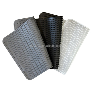 Multiple Usage <b>Large</b> Sink <b>Mat</b> Drain Pad for Drying Dishes Silicone Dish Drying <b>Mat</b> for Kitchen Counter - Product Image 1