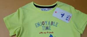 Overrun Garments Étiquettes de marque originales Garçons Shorts Manches Ras du cou T-shirts Casual Premium Cotton Quick Dry Bangladesh - Product Image 2