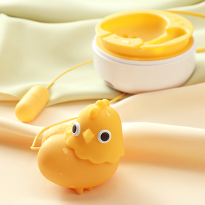 Mini Vibratore a Forma di Uovo per Donne - Massaggiatore Stimolatore Punto G a Forma di Gallina, Giocattolo Sessuale per Adulti, Giocattolo per il Piacere Condiviso di Coppia - Product Image 1