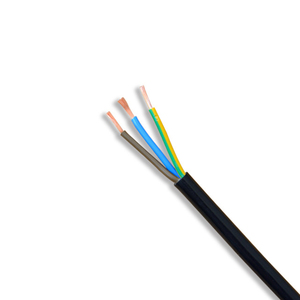 Câble électrique de 18 AWG, 100 pieds, 3 conducteurs en cuivre avec mise à la terre, câble noir à 3 fils, cordon RVV - Product Image 2