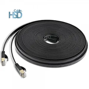Cable de parche Cat6a Sftp de alta calidad, Cable de cobre puro, UTP, BC, Rj45, Ethernet, LAN, prueba de paso, 2 metros, Utp