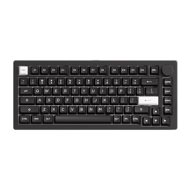 Akko MonsGeek M1 V5 VIA Macro Keyboard WOB ANSI Layout Custom Mechanical Keyboard Metal Knob