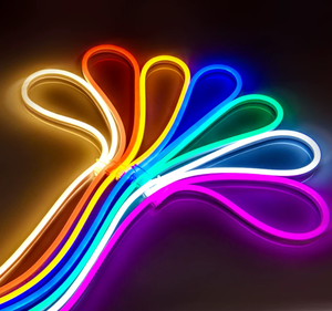 Bright 10x10mm 24V Flexible LED Neon Strip | IP65 Silicone <b>Rope</b> <b>Light</b> with 3-Year Warranty Dimmable for Indoor/Outdoor Projects - Product Image 1