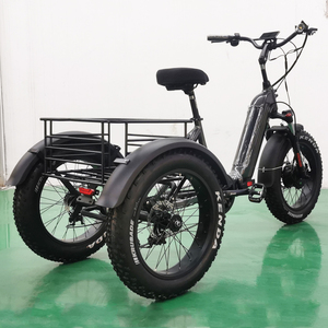 Bicicleta de Carga Plegable con Marco de Aleación de Aluminio, Motor Delantero de 48V 500W y Batería de Litio <span class=keywords><strong>Samsung</strong></span> de 48V 14Ah para Transporte Diario - Product Image 3