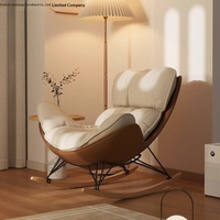 Fauteuil à bascule inclinable, fauteuil escargot pour adulte, pour salon, balcon, loisirs, chaise décontractée, canapé paresseux, mobilier de maison
