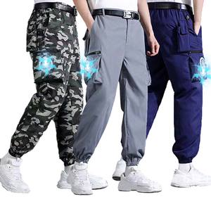 Pantalones frescos con aire acondicionado para trabajo con múltiples bolsillos para exteriores con 2 ventiladores extraíbles adecuados para veranos calurosos - Product Image 1