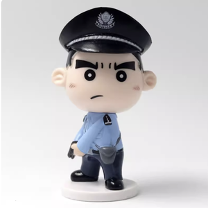 Figuras de Acción de PVC de la Policía, Serie 'Pequeños Policías', Set de Soldados, Accesorios Creativos para Coche y Escritorio, Modelos de Anime para Niños - Product Image 2