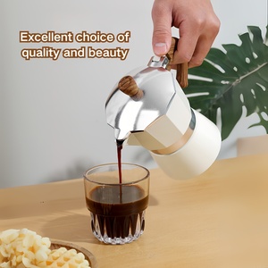 Cafetera Espresso Tradicional para Estufa, Cafetera Moka Ideal para Cafés Italianos y Cubanos, Cafetera <span class=keywords><strong>Greca</strong></span> - Product Image 4
