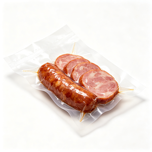 Transparent PE Vacuum Packaging <b>Bags</b> Heat Seal Food Grade Plastic Pouch Aqueous Coated Moisture Proof for Meat - Product Image 1