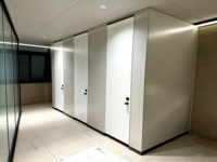 Mampara de Baño de Diseño Moderno y Ecológico con Panel HPL para Hotel, Baño Público, Puerta de Cubículo