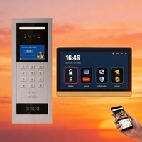 Generación de Código PIN y Contraseña Temporal, Sistema de Intercomunicación Tuya, Intercomunicador IP SIP de 7 Pulgadas para Acceso de Visitantes