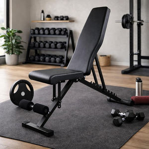 Banco de Pesas Metálico Plegable y Ajustable, Equipo de Entrenamiento de Fuerza Multiusos para Gimnasio en Casa, Ejercicio de Cuerpo Completo - Product Image 6