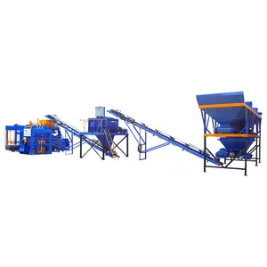 High Precision Brick Making Qt6-15 Concrete Brick Machine Fully Automatic Production