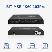 Commutateurs multi-écrans 4K, dispositif de fusion vidéo programmable EDID, commutateur vidéo 2x1 3x1, contrôleur de mur vidéo 2x3 3x3 2x2
