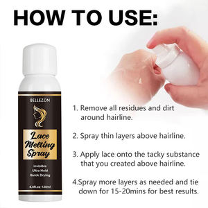 Adhesivo para Pelucas <span class=keywords><strong>Bellezon</strong></span> Resistente al Agua de Secado Rápido y Fijación Fuerte, Spray Transparente para Fusionar Encajes en Extensiones de Cabello - Product Image 6