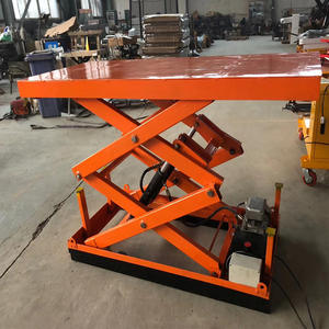 Table élévatrice manuelle pour ciseaux, chariot hydraulique, mécanisme de levage de ciseaux fixe, 1 tonne - Product Image 6