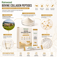 Collagène bovin premium en poudre, sachet individuel, mélange de boisson instantanée au collagène, fournisseur en gros OEM