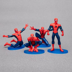 Adorno para Pastel de Cumpleaños Infantil, Juego de 7 Piezas, Figura de Acción de Spiderman de PVC Sólido, Personaje de Películas de Marvel, Modelo de Juguete - Product Image 4