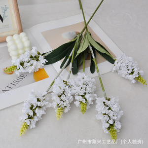 Flores Artificiales de Lavanda Laixing, Flores de Seda de Colores Mezclados, Decoraciones para Bodas, Decoración del Hogar, Estilo Moderno Ligero - Product Image 3