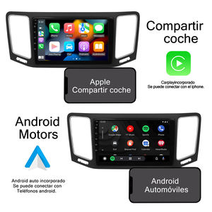 <span class=keywords><strong>Autoradio</strong></span> <span class=keywords><strong>2</strong></span> <span class=keywords><strong>Din</strong></span> 9'' <span class=keywords><strong>Podofo</strong></span> pour Volkswagen Sharan 2012-2018, <span class=keywords><strong>autoradio</strong></span> MP3 avec CarPlay sans fil, WIFI, GPS, BT, FM, RDS, caméra de recul - Product Image 3