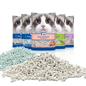 OEM / ODM hot selling wholesale biodegradable exquisite cypress paper cat litter Scraps of paper
