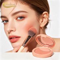 Poudre de blush matifiante à pigments modulables pour les détaillants de produits de beauté, fabricant de cosmétiques en marque blanche OEM, vente en gros