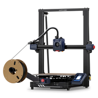 Anycubic Kobra 2 Plus otomatis Leveling 10X Max kecepatan cetak 500mm/S ukuran cetak 320*320*400mm besar FDM 3D Printer